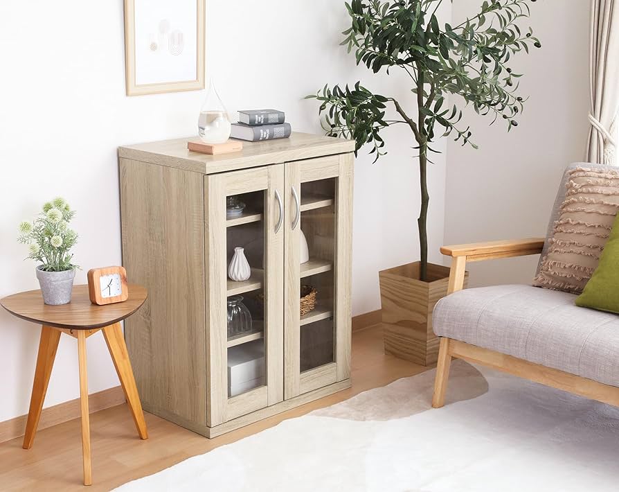 ※ キャビネット ラルゴ 幅60cm オークホワイト [5113] キャビネット ラルゴ 幅60cm オークホワイト [5113]